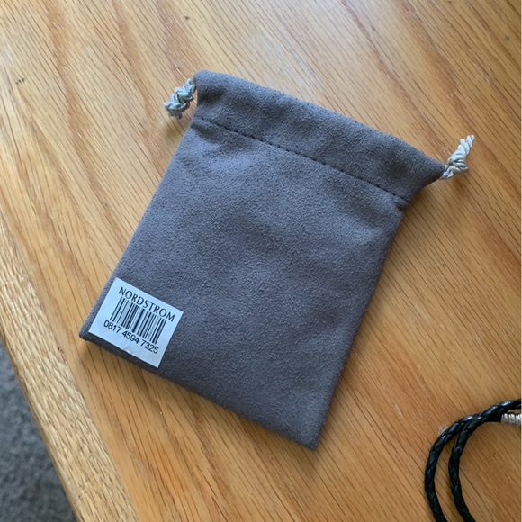 Bundle 2 Matching Retired Pandora Black Leather Bracelet & Necklace Set - Picture 2 of 10